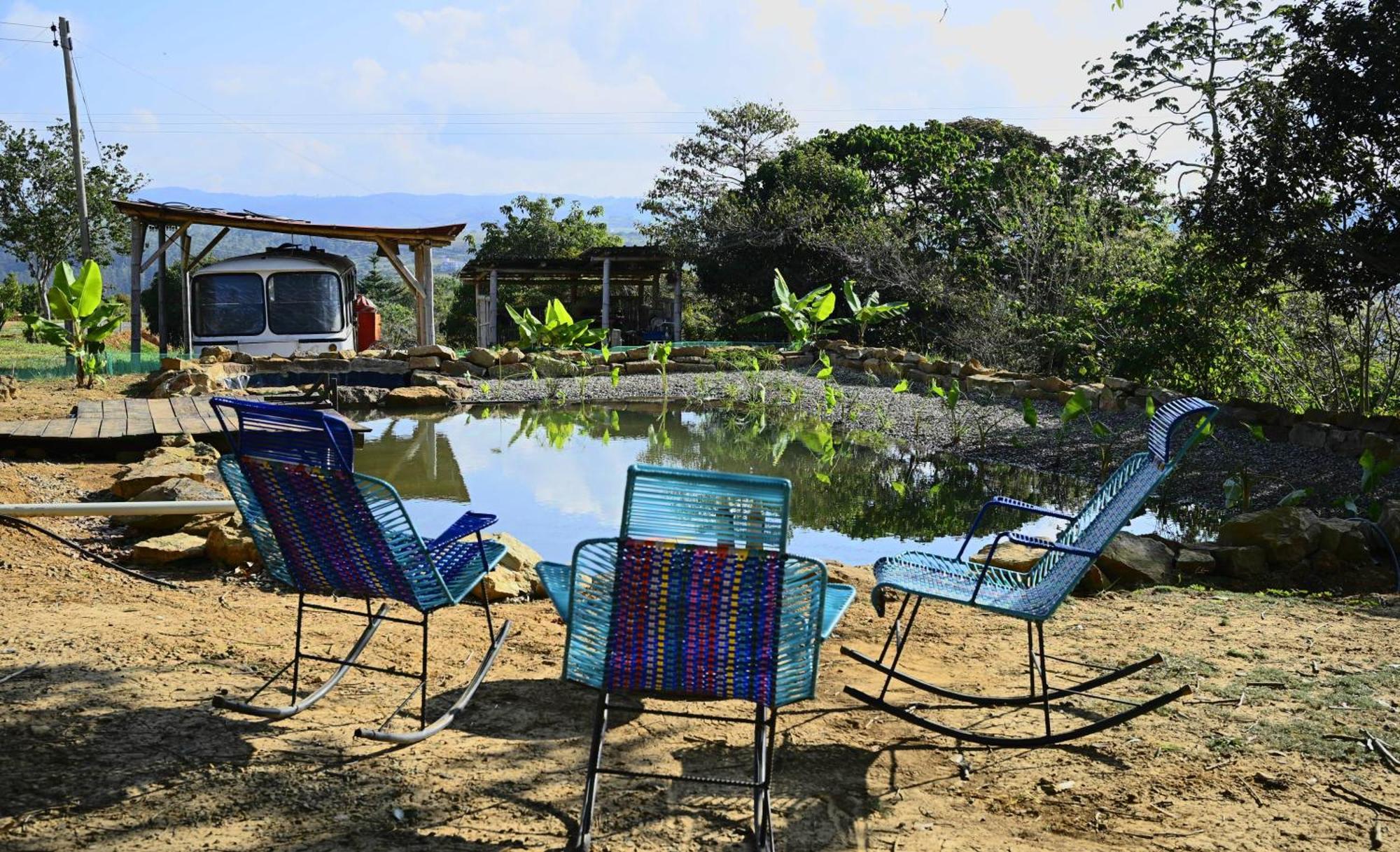 La Pacha Hostel Barichara Luaran gambar